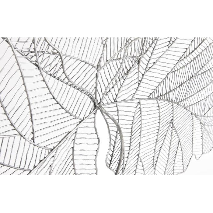 Tri Leaf Wall Art-Phillips Collection-PHIL-TH100855-Wall ArtSilver/Black-Small-7-France and Son