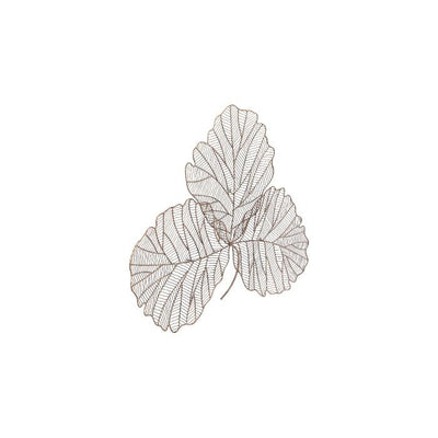 Tri Leaf Wall Art-Phillips Collection-PHIL-TH100855-Wall ArtSilver/Black-Small-13-France and Son