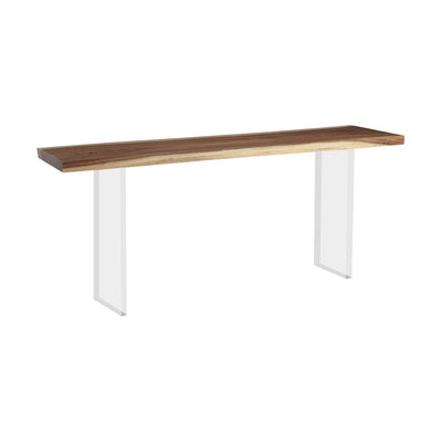 Floating Chamcha Wood Console Table-Phillips Collection-PHIL-TH101689-Console TablesType B-Chamcha Wood-6-France and Son