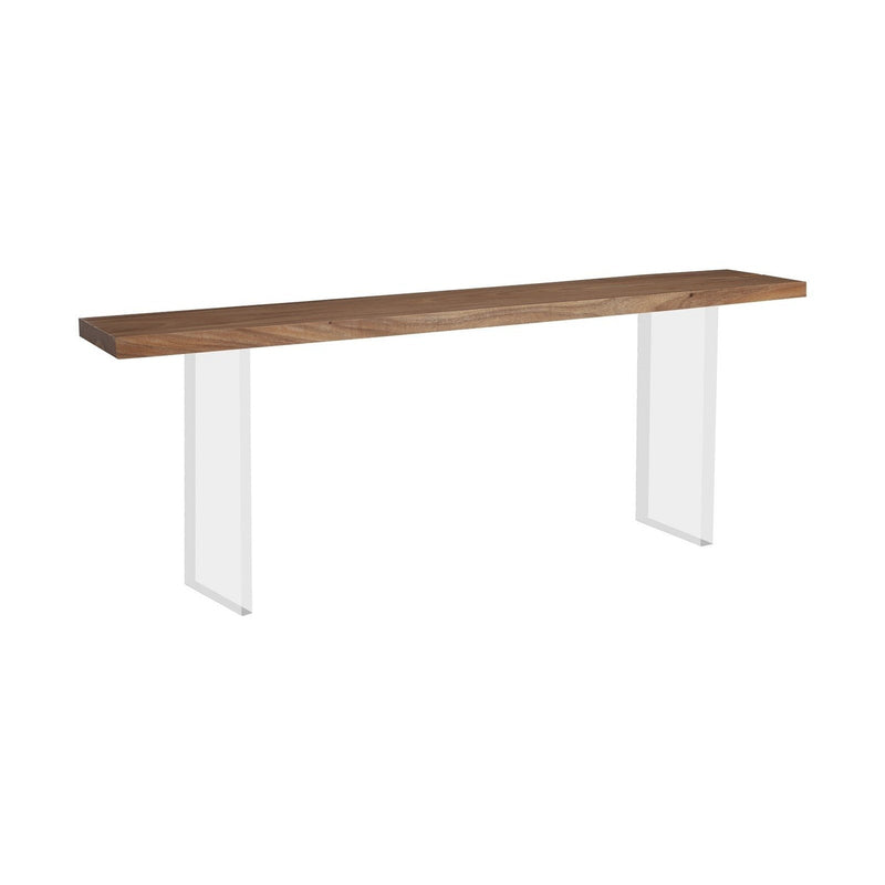 Floating Chamcha Wood Console Table-Phillips Collection-PHIL-TH101690-Console TablesType C-Chamcha Wood-8-France and Son