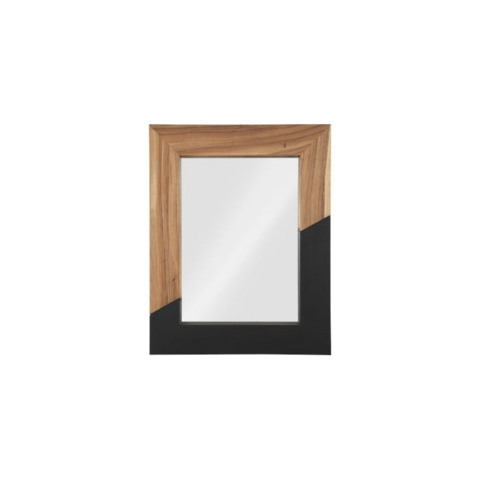 Geometry Wood Mirror-Phillips Collection-PHIL-TH105235-MirrorsSmall-Natural - Black-1-France and Son