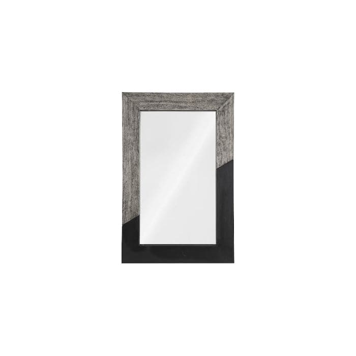 Geometry Wood Mirror-Phillips Collection-PHIL-TH105236-MirrorsLarge-Grey Stone - Black-3-France and Son