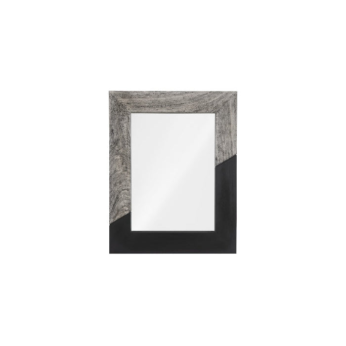 Geometry Wood Mirror-Phillips Collection-PHIL-TH105237-MirrorsSmall-Grey Stone - Black-2-France and Son