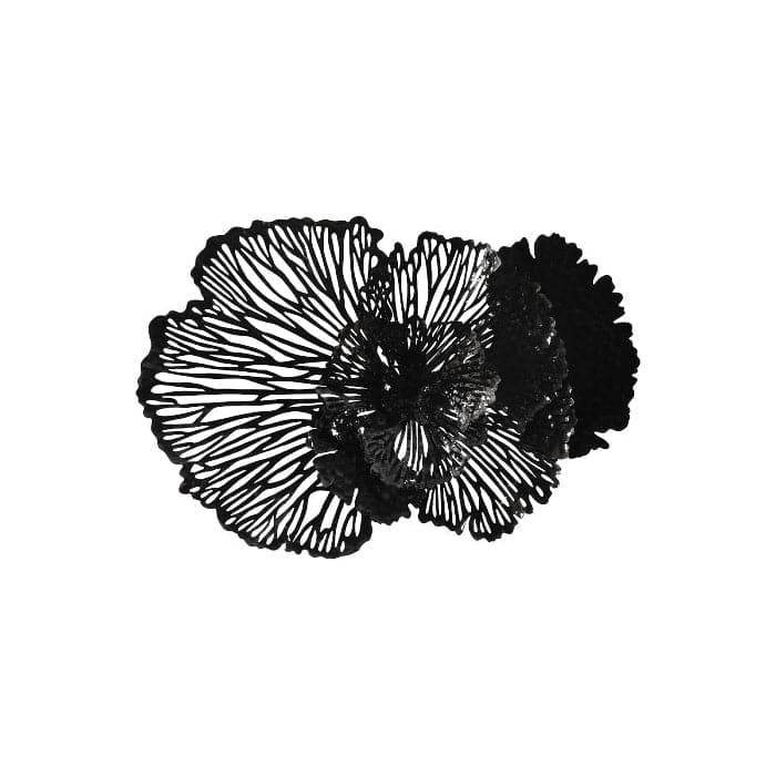 Flower Wall Art-Phillips Collection-PHIL-TH108319-Wall ArtBlack-Medium-3-France and Son
