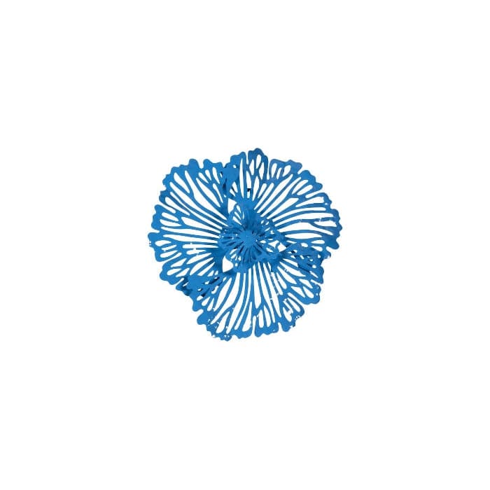 Extra Small Flower Wall Art-Phillips Collection-PHIL-TH109687-Wall ArtBlue-4-France and Son