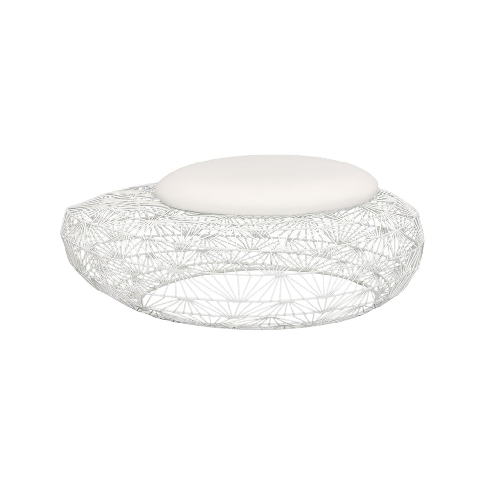 Small Wire Mesh Stone Stool-Phillips Collection-PHIL-TH110597-Stools & OttomansLarge-2-France and Son