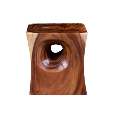 Peek a Boo Side Table, Chamcha Wood, Natural-Phillips Collection-STOCKR-PHIL-TH63334-Side Tables-1-France and Son