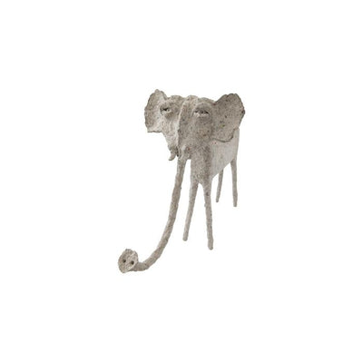 Elephant Sculpted Animal-Phillips Collection-PHIL-TH68509-DecorTrunk Up-4-France and Son