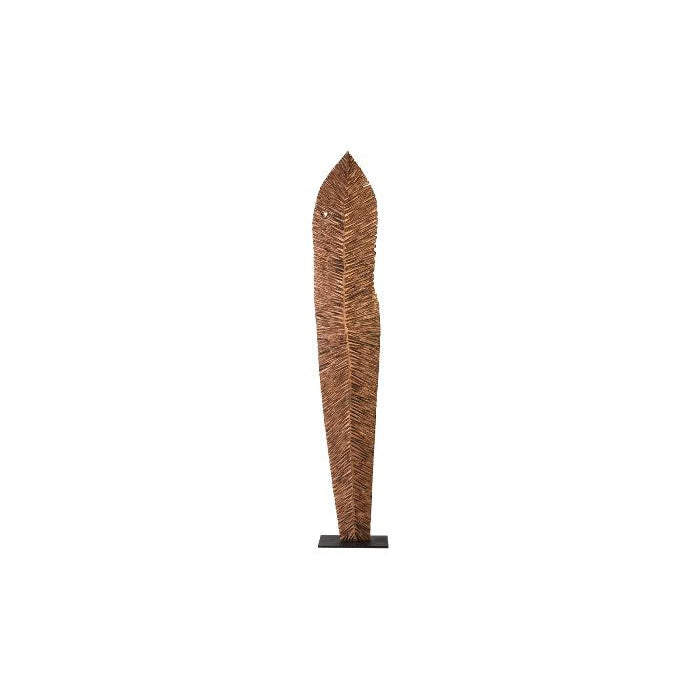 Carved Leaf on Stand-Phillips Collection-PHIL-TH89167-DecorCopper-XL-1-France and Son