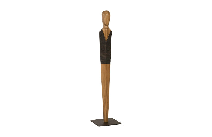 Vested Sculpture-Phillips Collection-PHIL-TH95604-DecorMale-Small-Natural/Black/Copper-25-France and Son