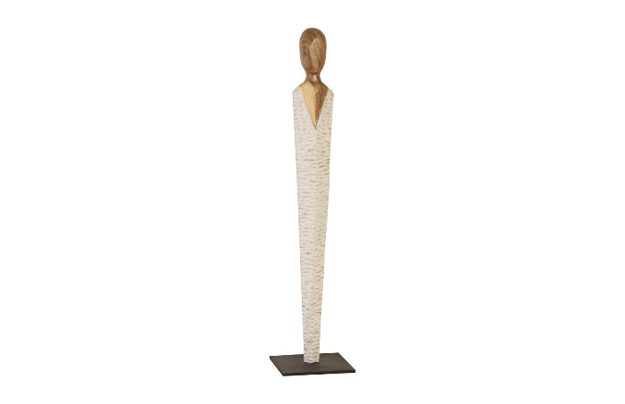 Vested Sculpture-Phillips Collection-PHIL-TH95605-DecorFemale-Small-Natural/White/Gold-13-France and Son