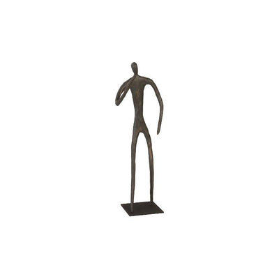 Abstract Figure on Metal Base-Phillips Collection-PHIL-TH96034-DecorGesturing-1-France and Son