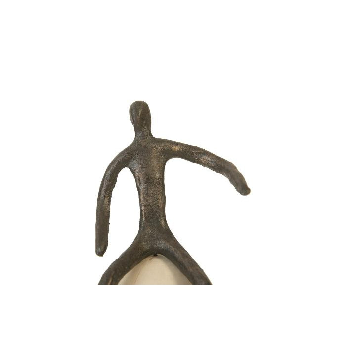 Abstract Figure on Bleached Wood Base-Phillips Collection-PHIL-TH96037-DecorPointing-6-France and Son