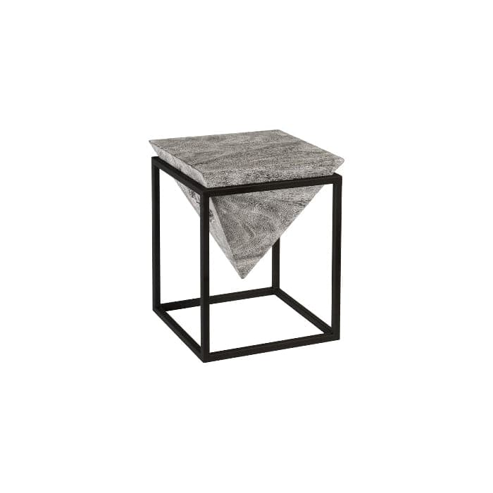 Inverted Pyramid Side Table-Phillips Collection-PHIL-TH99493-Side TablesSmall-2-France and Son