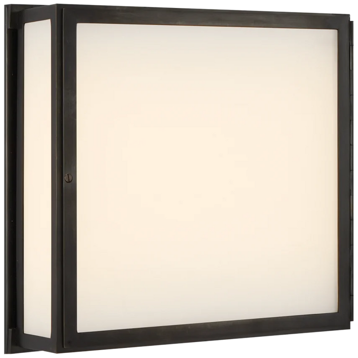 Meredith Square Box Light-Visual Comfort-VISUAL-TOB 2004BZ-Wall LightingBronze-1-France and Son