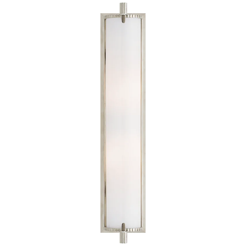 Cally Tall Bath Light-Visual Comfort-VISUAL-TOB 2185PN-WG-Bathroom LightingPolished Nickel-3-France and Son