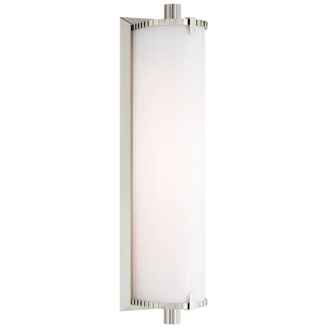 Charlie Medium Bath Light-Visual Comfort-VISUAL-TOB 2192PN-WG-Bathroom LightingPolished Nickel-White Glass-3-France and Son