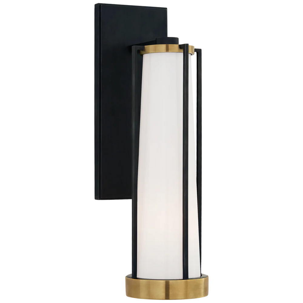 Collin Bracketed Sconce-Visual Comfort-VISUAL-TOB 2275BZ/HAB-WG-Wall LightingBronze and Brass-White-2-France and Son