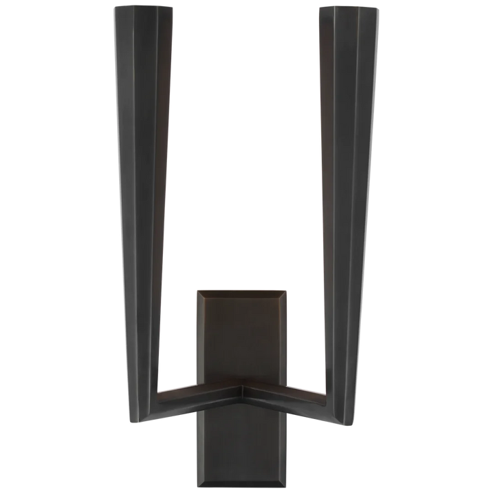 Gallardy Double Sconce-Visual Comfort-VISUAL-TOB 2713BZ-Wall LightingBronze-2-France and Son