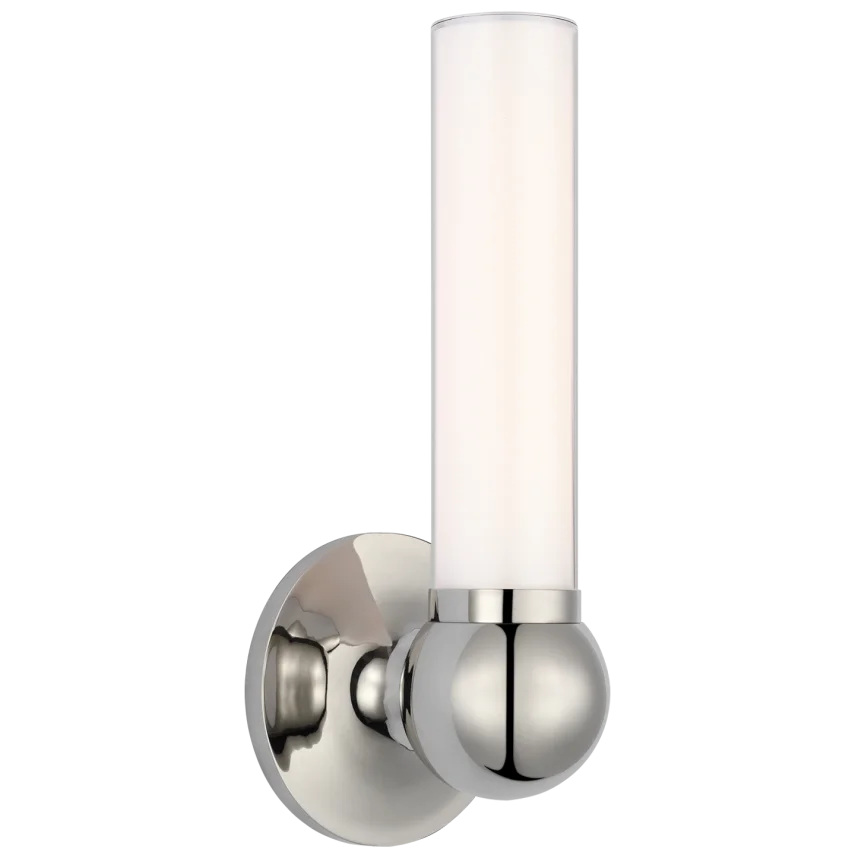 Jerry Small Bath Sconce-Visual Comfort-VISUAL-TOB 2775PN-WG-Wall LightingPolished Nickel-3-France and Son