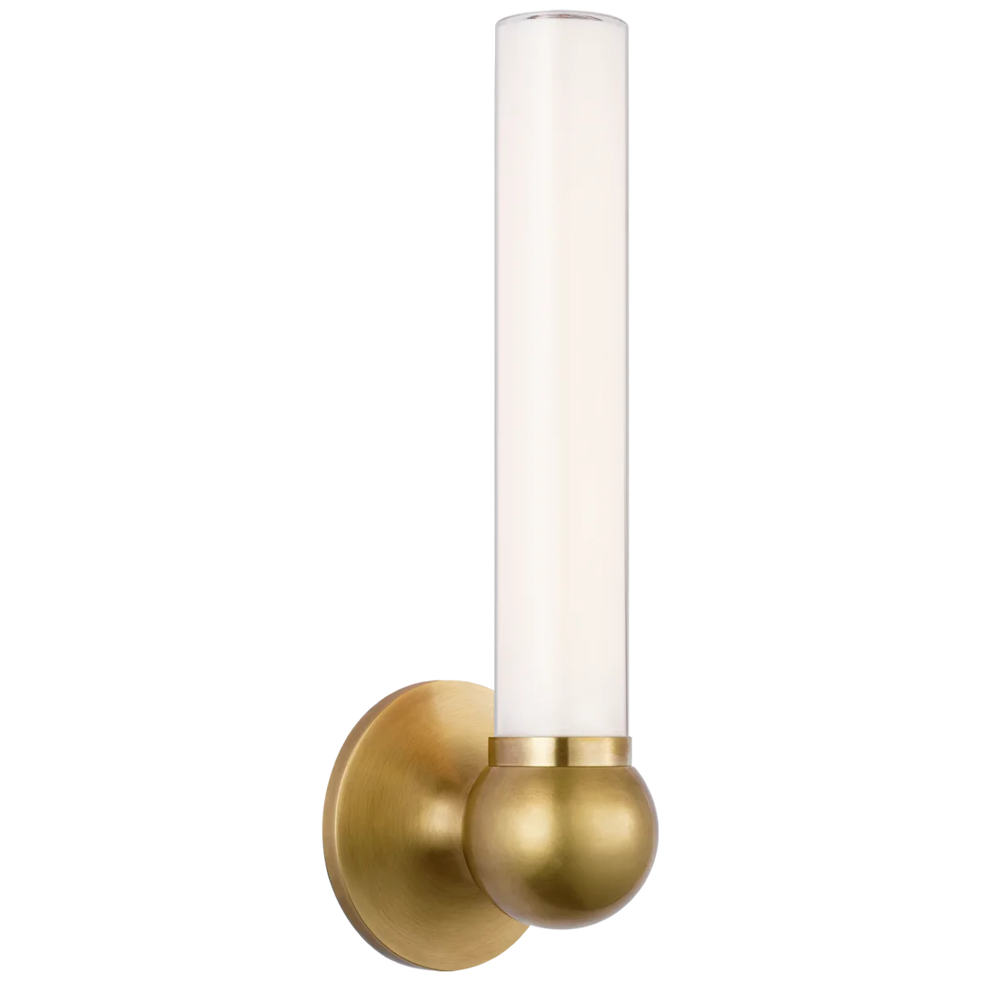 Jerry Tall Bath Sconce-Visual Comfort-VISUAL-TOB 2776HAB-WG-Wall LightingHand-Rubbed Antique Brass-2-France and Son