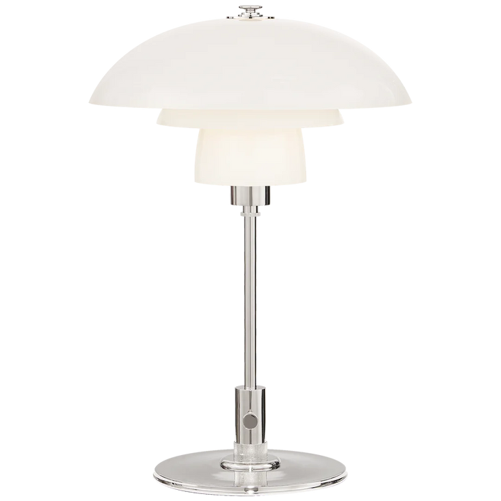 Weatherman Desk Lamp-Visual Comfort-VISUAL-TOB 3513PN-PN-Table LampsPolished Nickel with Polished Nickel Shade-5-France and Son