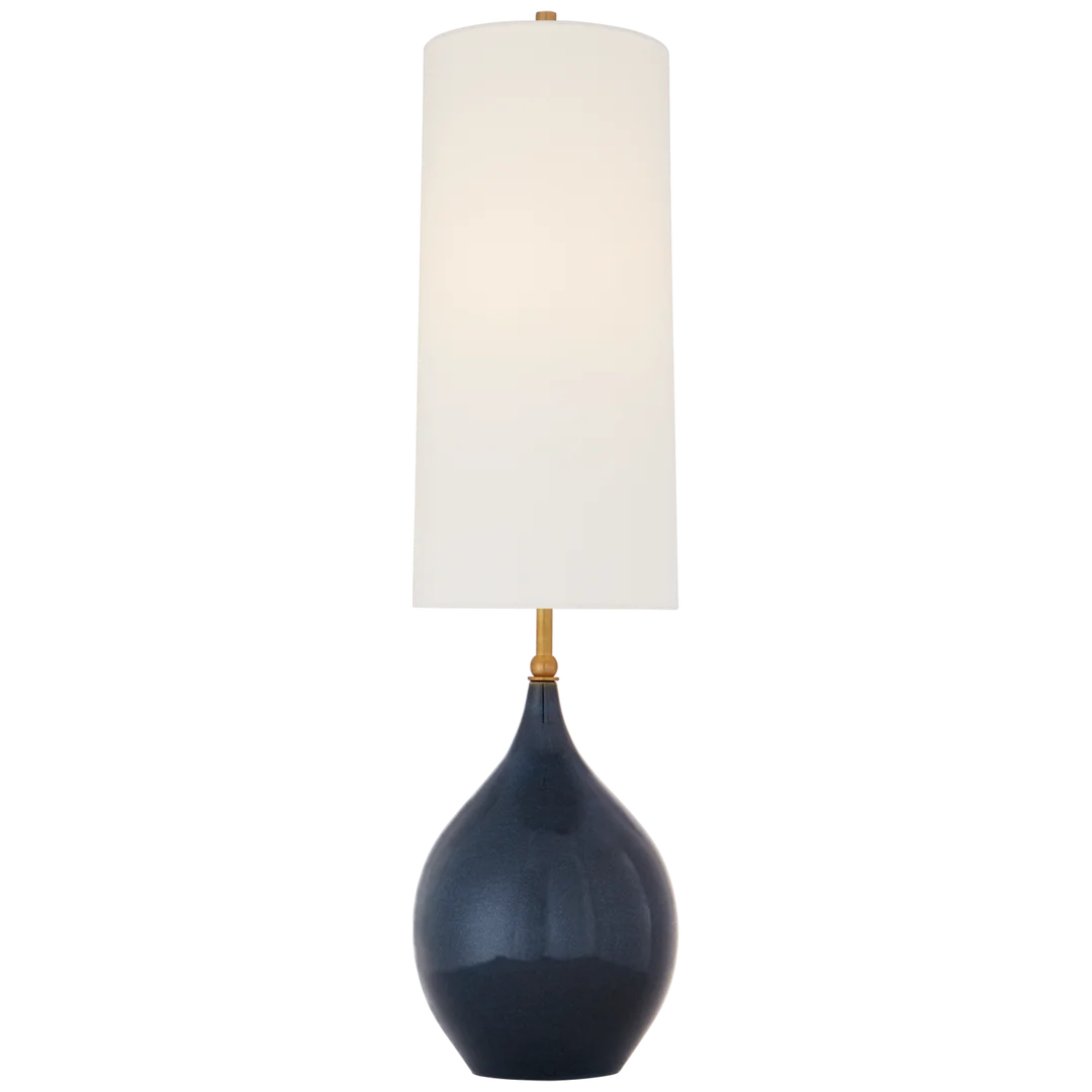 London Large Table Lamp-Visual Comfort-VISUAL-TOB 3684MBB-L-Table LampsMixed Blue Brown-1-France and Son