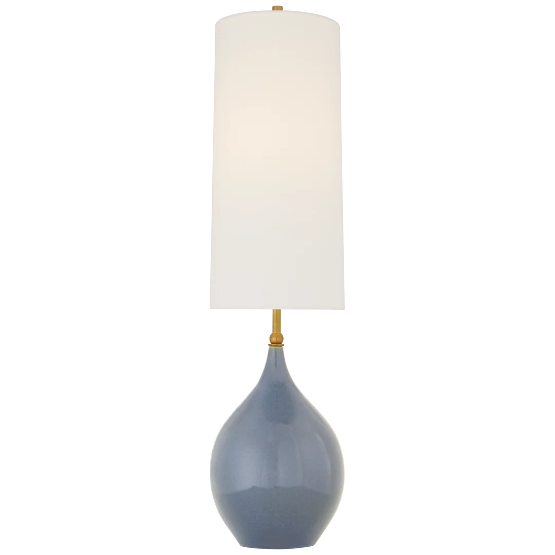 London Large Table Lamp-Visual Comfort-VISUAL-TOB 3684PBC-L-Table LampsPolar Blue Crackle-3-France and Son