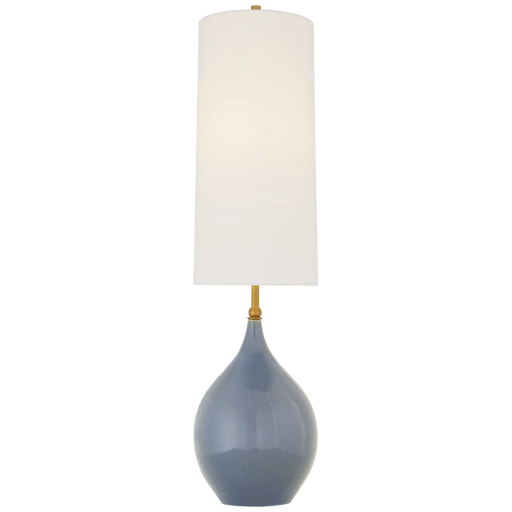 London Large Table Lamp-Visual Comfort-VISUAL-TOB 3684PBC-L-Table LampsPolar Blue Crackle-3-France and Son