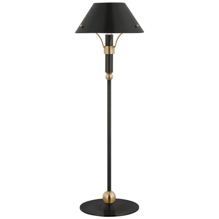 Turtle Medium Table Lamp-Visual Comfort-VISUAL-TOB 3733BZ/HAB-BZ-Table LampsBronze and Hand-Rubbed Antique Brass-1-France and Son