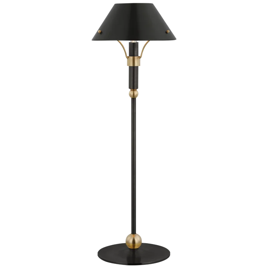Turtle Medium Table Lamp-Visual Comfort-VISUAL-TOB 3733BZ/HAB-BZ-Table LampsBronze and Hand-Rubbed Antique Brass-1-France and Son