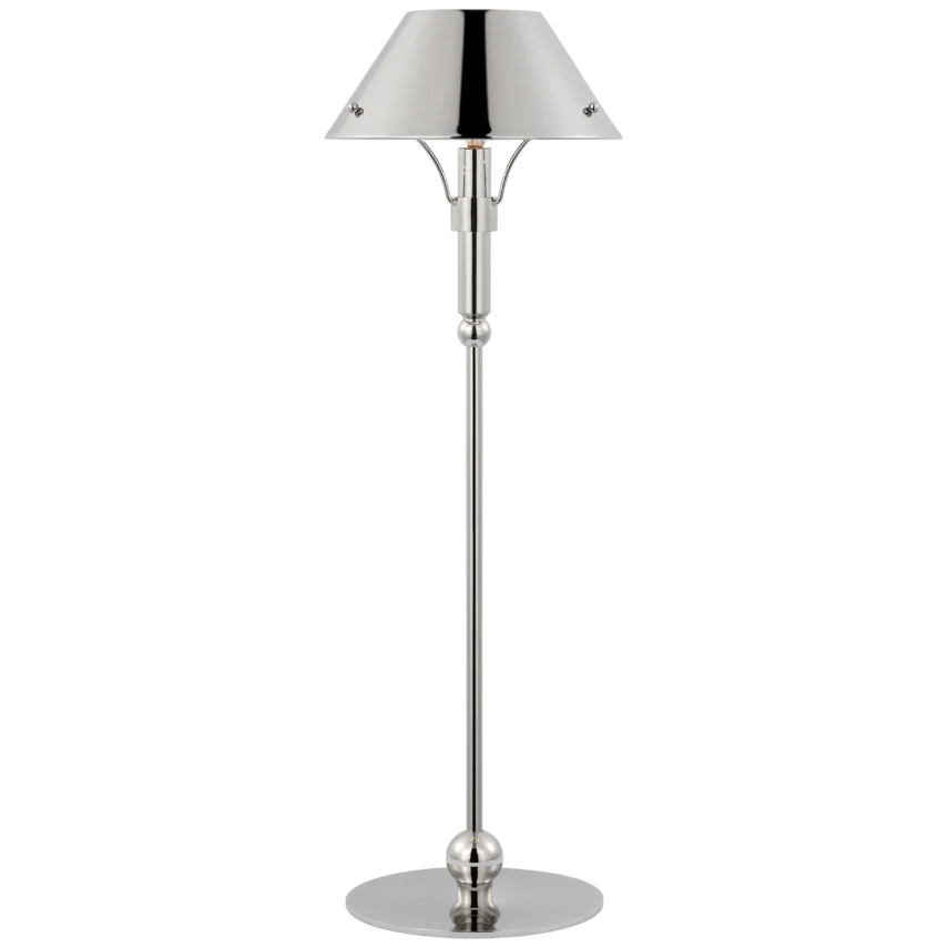 Turtle Medium Table Lamp-Visual Comfort-VISUAL-TOB 3733PN-PN-Table LampsPolished Nickel-3-France and Son