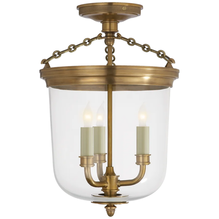 Merry Semi-Flush-Visual Comfort-VISUAL-TOB 4212HAB-Flush MountsHand-Rubbed Antique Brass-3-France and Son