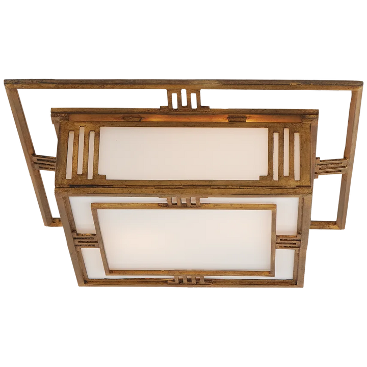 Enquiry Flush Mount-Visual Comfort-VISUAL-TOB 4220GI-Flush MountsGilded Iron-3-France and Son