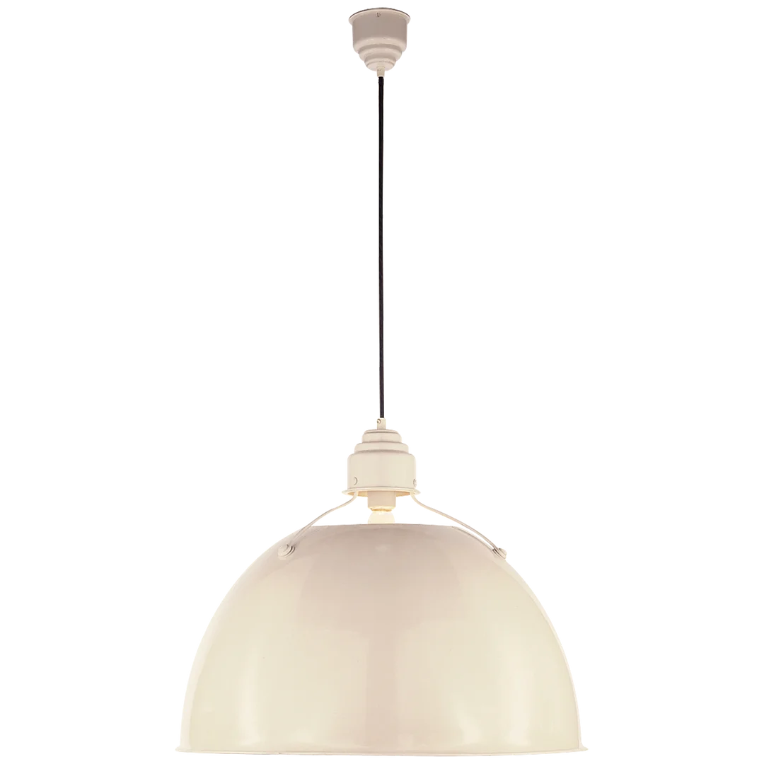 Eunice Large Pendant-Visual Comfort-VISUAL-TOB 5000AW-ChandeliersAntique White-2-France and Son