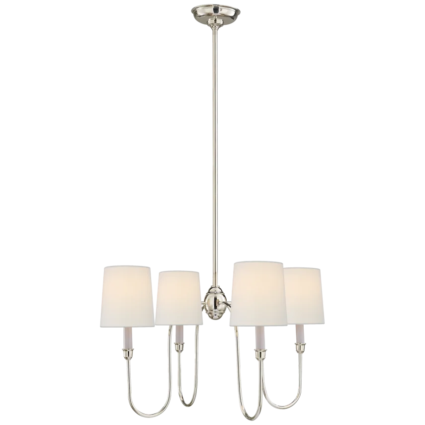 Vendy Chandelier-Visual Comfort-VISUAL-TOB 5007PN-L-ChandeliersSmall-Polished Nickel-Linen Shades-15-France and Son