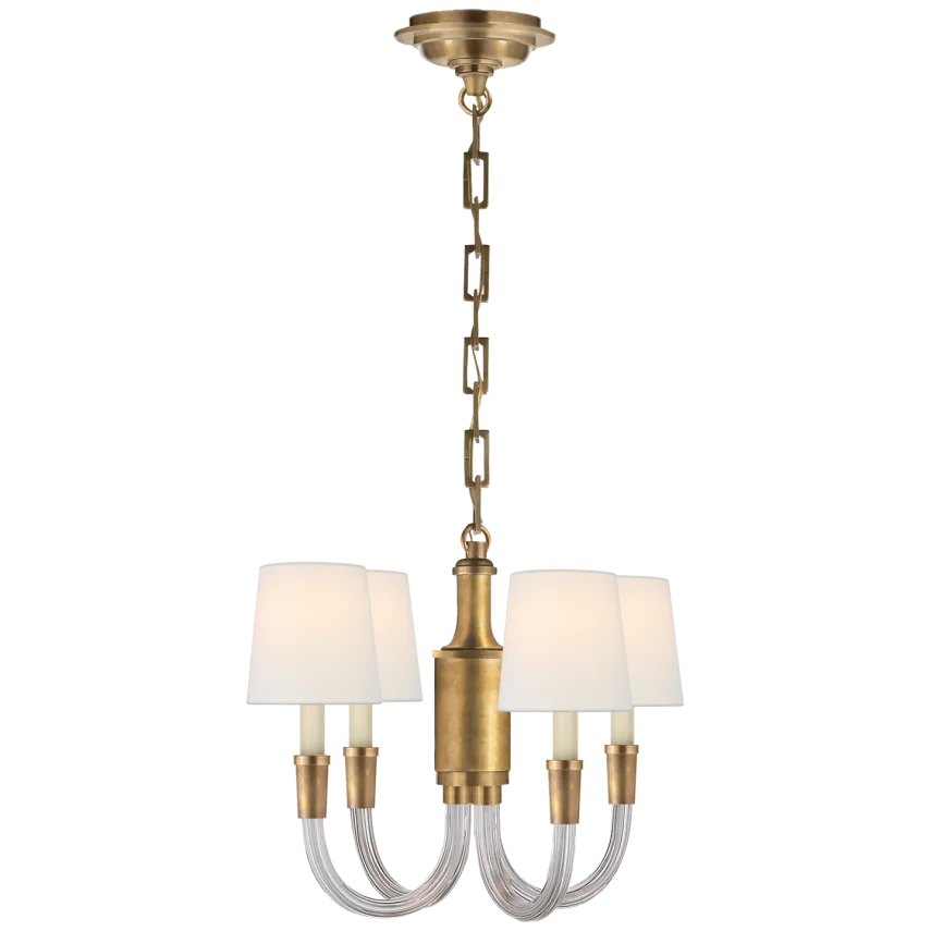 Viona Mini Chandelier-Visual Comfort-VISUAL-TOB 5031HAB-L-ChandeliersBrass-Crystal-1-France and Son