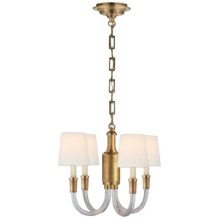 Viona Mini Chandelier-Visual Comfort-VISUAL-TOB 5031HAB-L-ChandeliersBrass-Crystal-1-France and Son