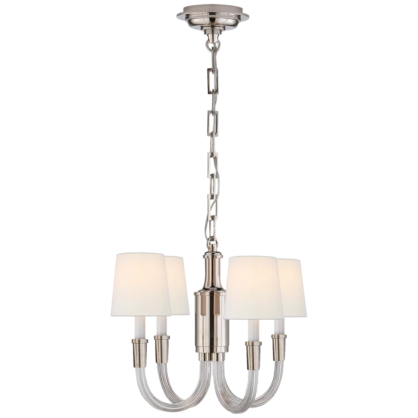 Viona Mini Chandelier-Visual Comfort-VISUAL-TOB 5031PN-L-ChandeliersPolished Nickel-Crystal-2-France and Son