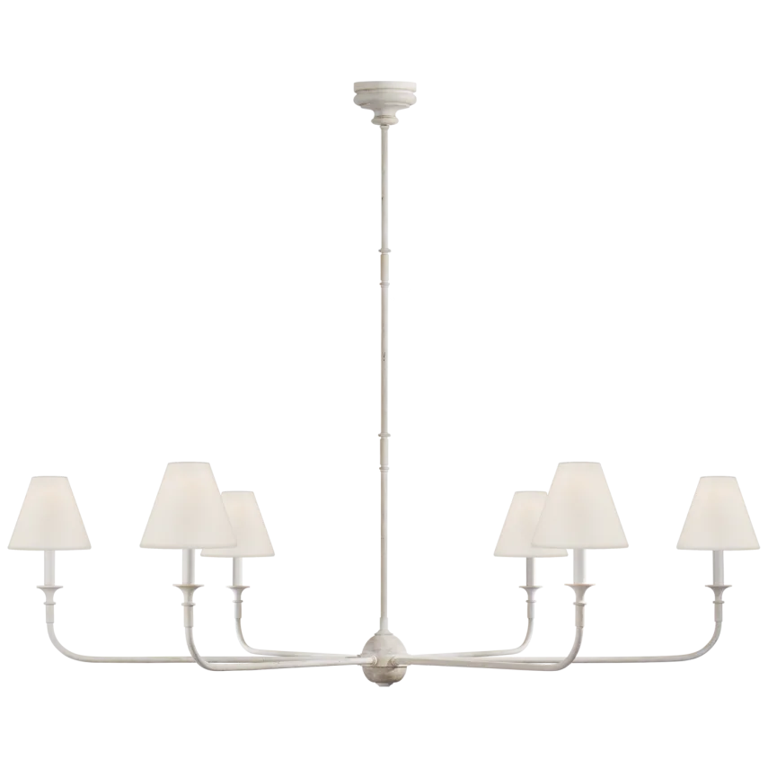 Picy Grande Chandelier-Visual Comfort-VISUAL-TOB 5452SG-L-ChandeliersSwedish Gray-4-France and Son