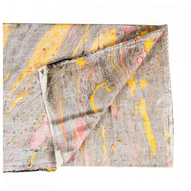 Marbled Cloth - Set Of 2-Gold Leaf Design Group-GOLDL-TX7958-YL/RD-DecorYellow/red/black-4-France and Son