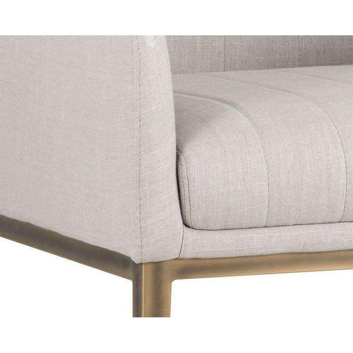 Wolfe Lounge Chair - Rustic Bronze-Sunpan-SUNPAN-102771-Lounge ChairsBeige Linen-4-France and Son