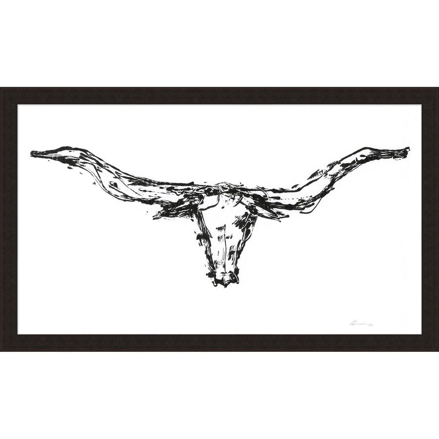 Bull Sketch-Wendover-WEND-WCC0002-Wall Art-1-France and Son