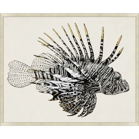 Lion Fish-Wendover-WEND-WCL2352-Wall Art-1-France and Son