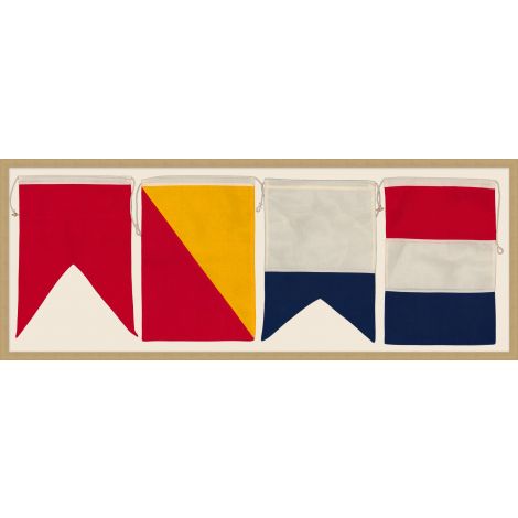 Nautical Flag Shadowbox-Wendover-WEND-WCL2905-Wall ArtBoat-1-France and Son