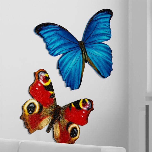 Mosaic Butterfly Wall Art-Gold Leaf Design Group-GOLDL-WD9217-30-Wall ArtLarge-8-France and Son