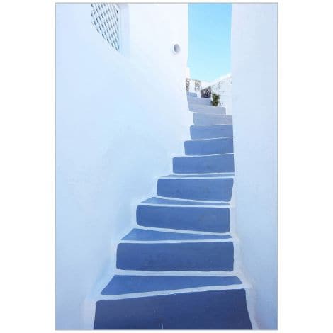 Santorini Stairs-Wendover-WEND-WLA1695-Wall Art-1-France and Son