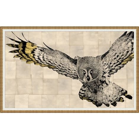 Gold Owl-Wendover-WEND-WNT1241-Wall Art-1-France and Son