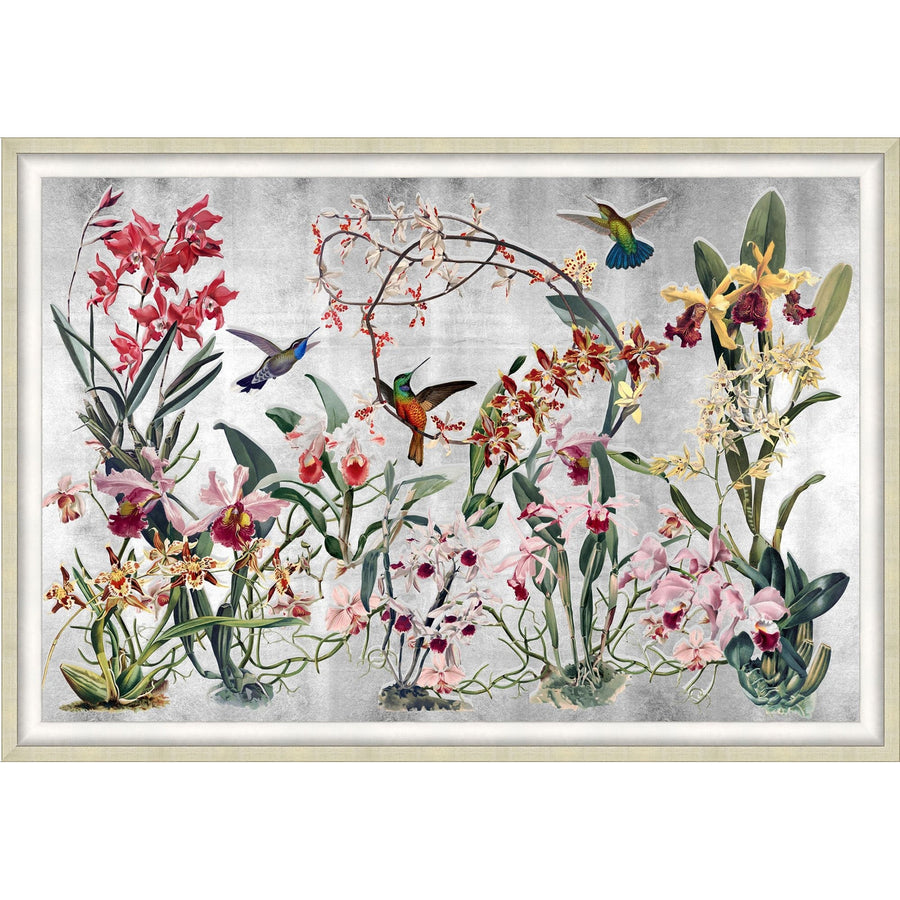Silver Orchid Garden-Wendover-WEND-WNT2022-Wall Art-1-France and Son