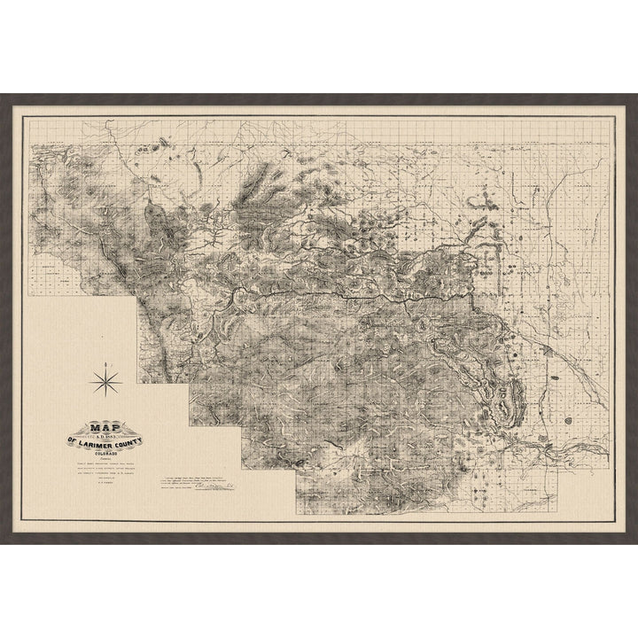 Colorado Map-Wendover-WEND-WVT1769-Wall Art2-1-France and Son